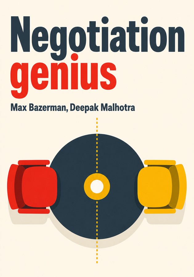 Capa do livro Negotiation genius, de Max Bazerman — resumo e resenha crítica no 12min