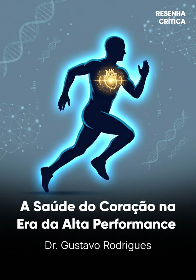 Capa do livro A Saúde do Coração na Era da Alta Performance , de Dr. Gustavo Rodrigues — resumo e resenha crítica no 12min