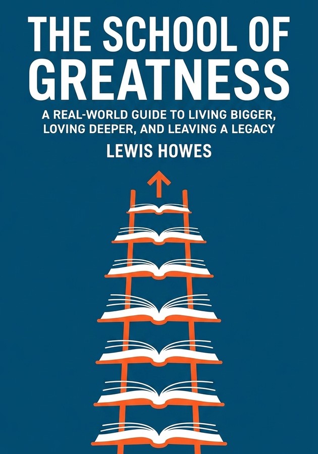 Book cover of The School of Greatness by Lewis Howes — critical summary review on 12min