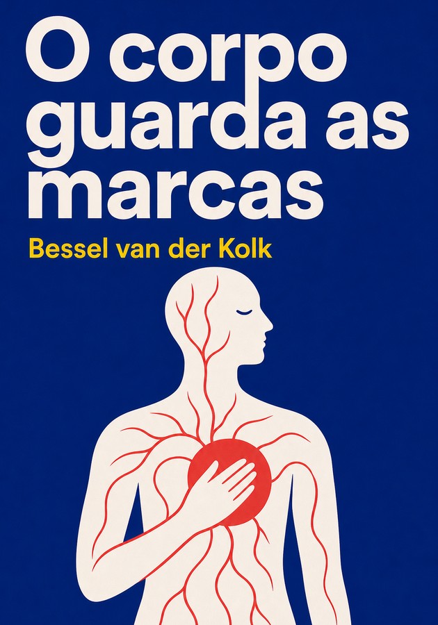 Capa do livro O corpo guarda as marcas , de Bessel van der Kolk — resumo e resenha crítica no 12min