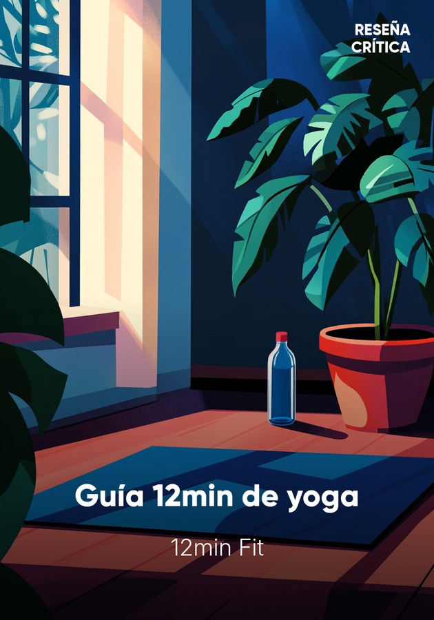 Portada del libro Guía 12min de yoga, de 12min Fit — resumen crítico y reseña en 12min
