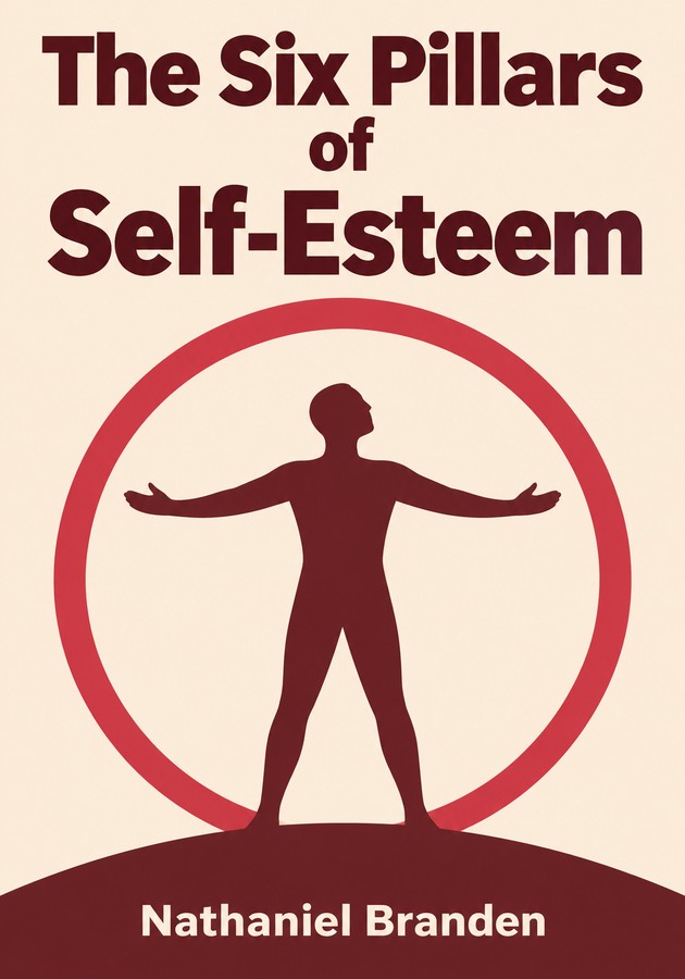 Book cover of The Six Pillars of Self-Esteem by Nathaniel Branden — critical summary review on 12min