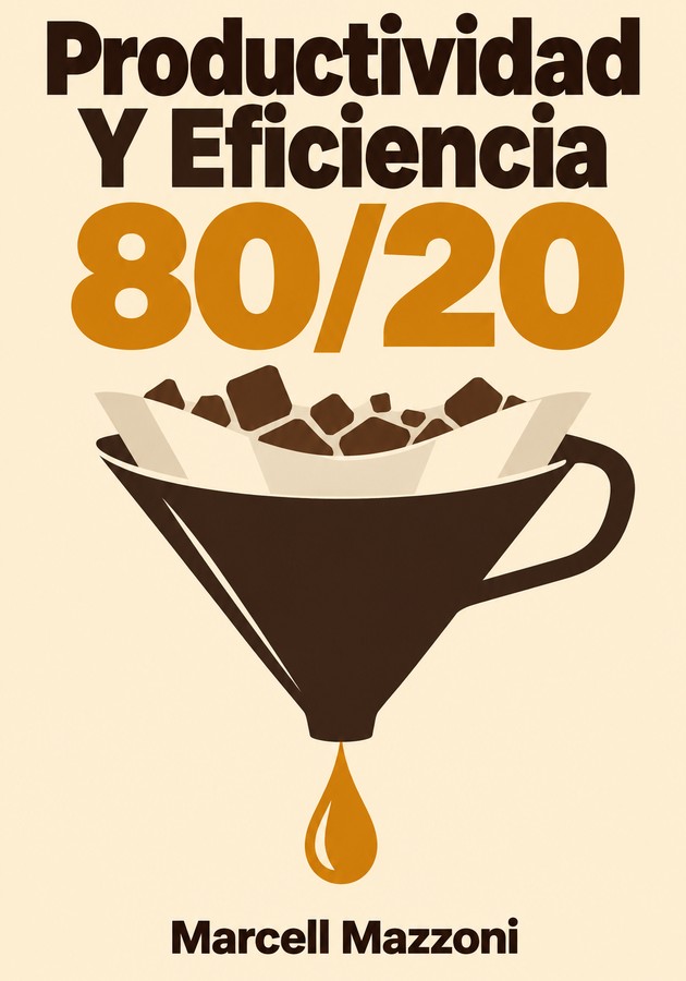 Portada del libro Productividad Y Eficiencia 80/20, de Marcell Mazzoni — resumen crítico y reseña en 12min