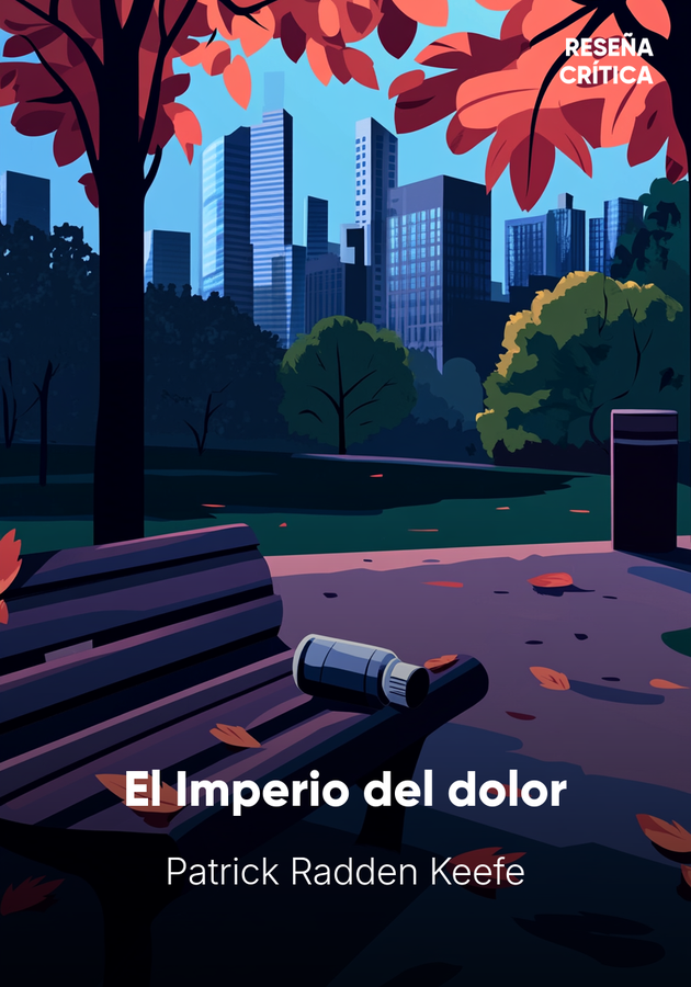 Portada del libro El Imperio del dolor, de Patrick Radden Keefe — resumen crítico y reseña en 12min