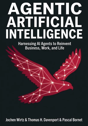 Capa do livro Agentic Artificial Intelligence, de Jochen Wirtz & Thomas H. Davenport — resumo e resenha crítica no 12min
