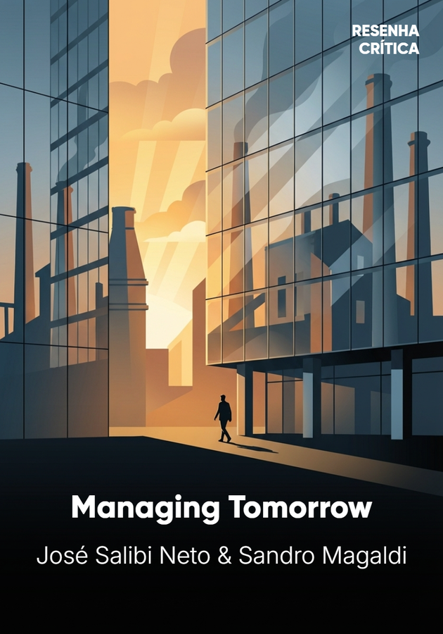 Book cover of Managing Tomorrow by Sandro Magaldi & José Salibi Neto — critical summary review on 12min