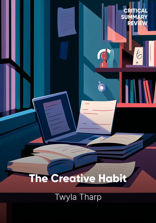 Book cover of The Creative Habit by Twyla Tharp — critical summary review on 12min