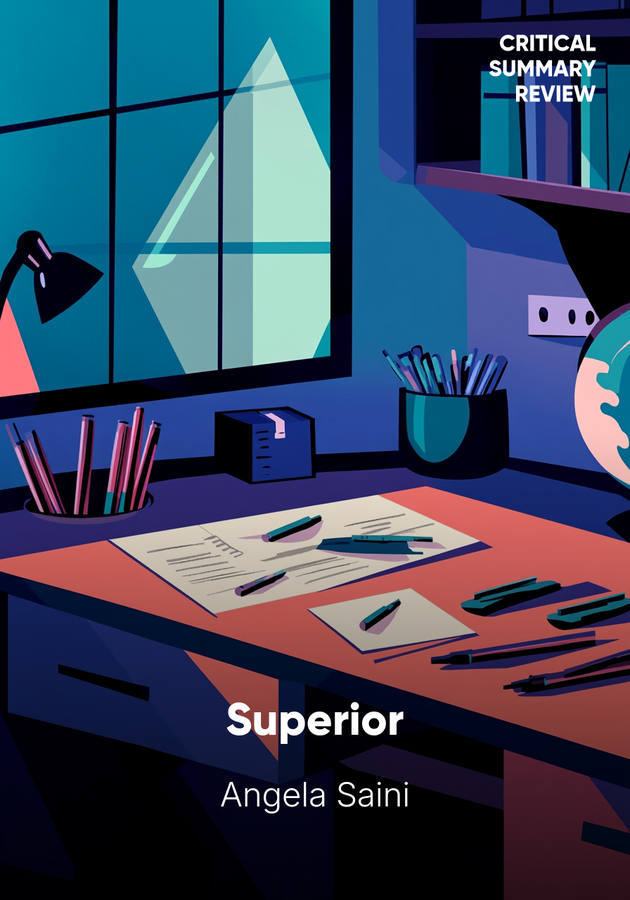 Book cover of Superior by Angela Saini — critical summary review on 12min