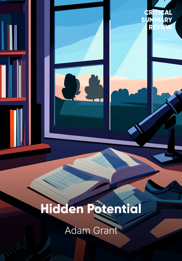 Book cover of Hidden Potential by Adam Grant — critical summary review on 12min