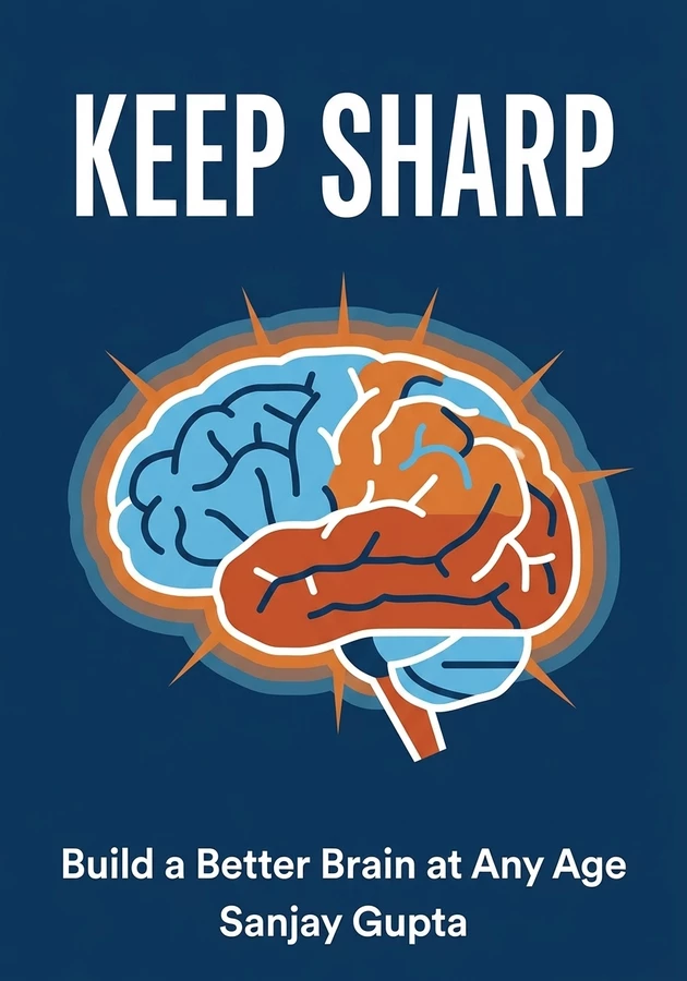 Book cover of Keep Sharp by Sanjay Gupta — critical summary review on 12min