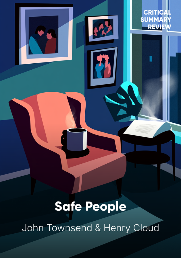 Book cover of Safe People by John Townsend & Henry Cloud — critical summary review on 12min