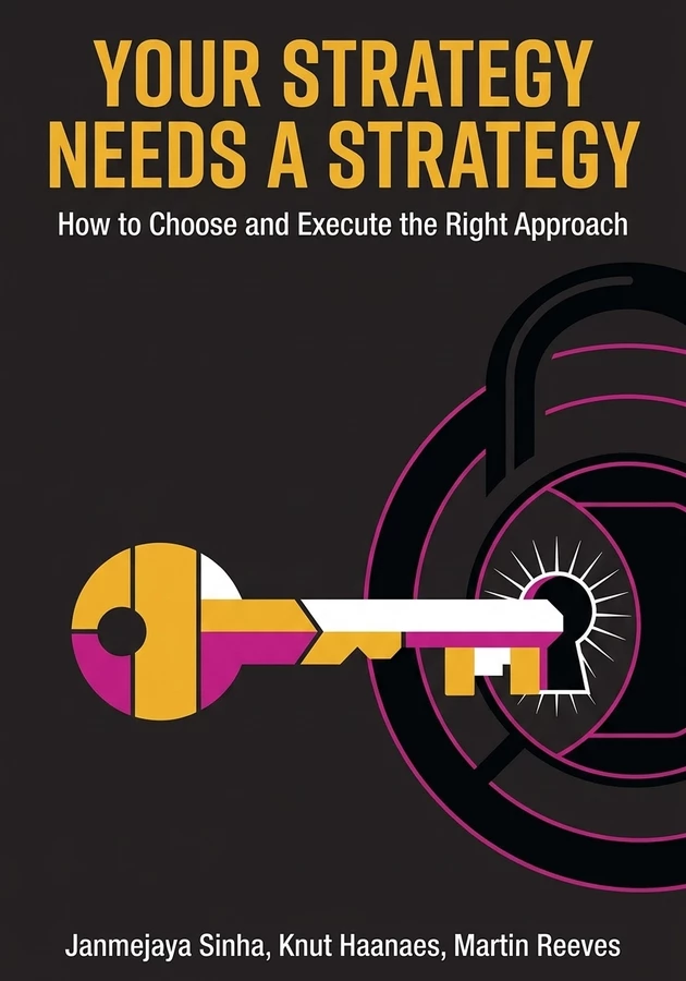 Capa do livro Your strategy needs a strategy, de Martin Reeves & Knut Haanaes & Janmejaya Sinha — resumo e resenha crítica no 12min