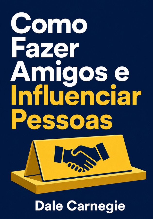 Capa do livro Como Fazer Amigos e Influenciar Pessoas, de Dale Carnegie — resumo e resenha crítica no 12min