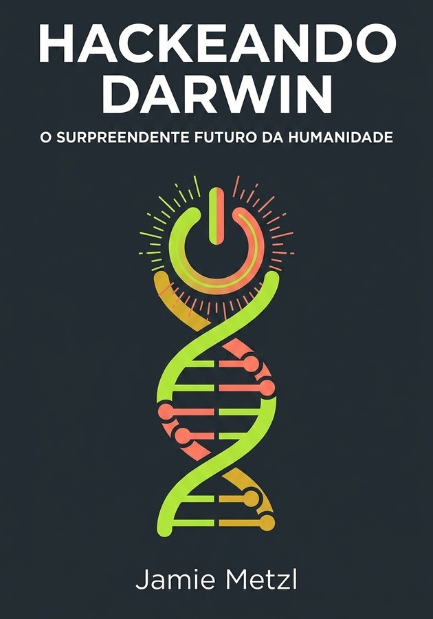 Capa do livro Hackeando Darwin , de Jamie Metzl — resumo e resenha crítica no 12min