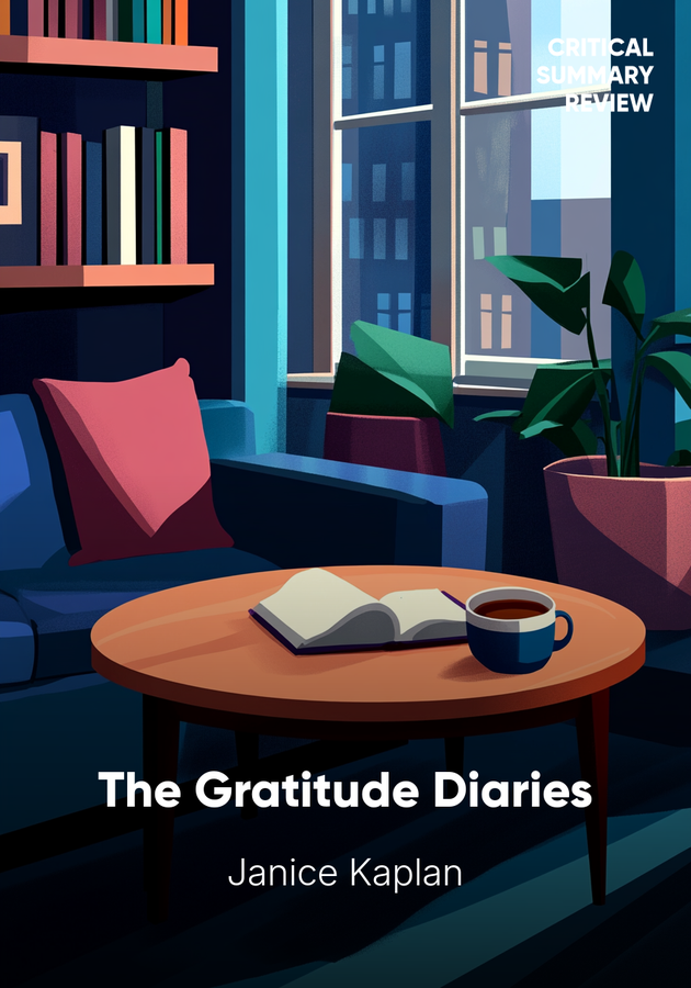 Book cover of The Gratitude Diaries by Janice Kaplan — critical summary review on 12min