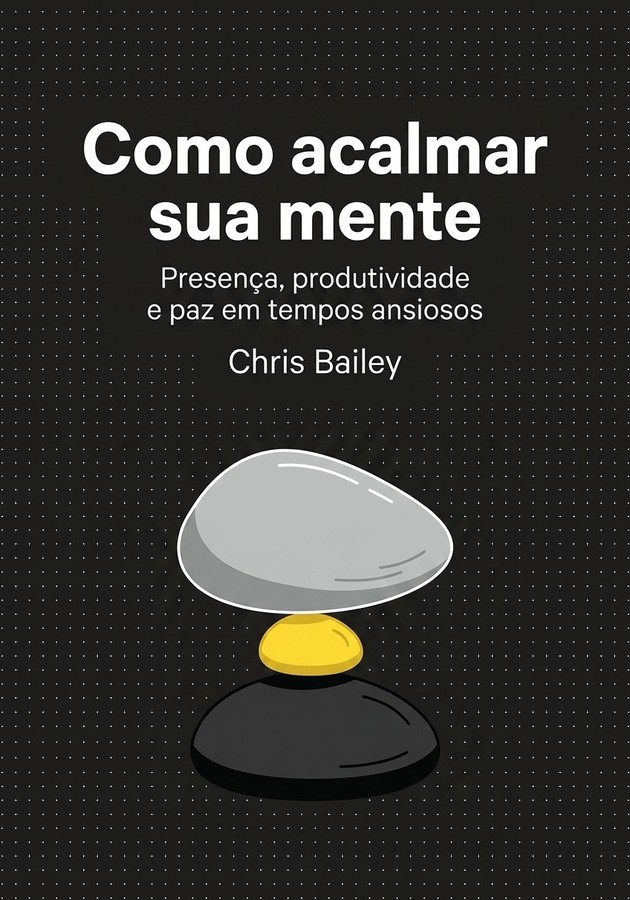 Capa do livro Como acalmar sua mente, de Chris Bailey — resumo e resenha crítica no 12min