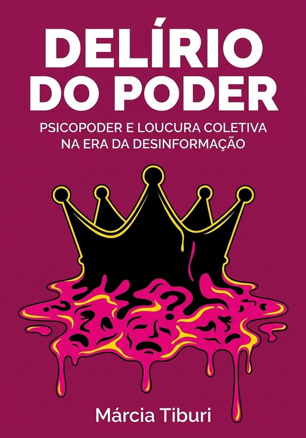 Capa do livro Delírio do Poder, de Márcia Tiburi — resumo e resenha crítica no 12min