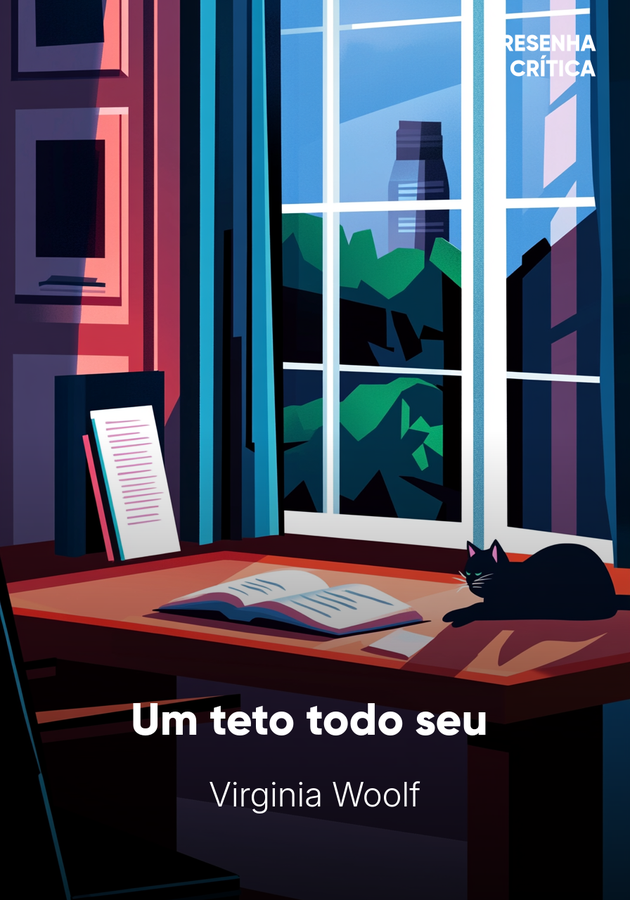 Capa do livro Um teto todo seu , de Virginia Woolf — resumo e resenha crítica no 12min