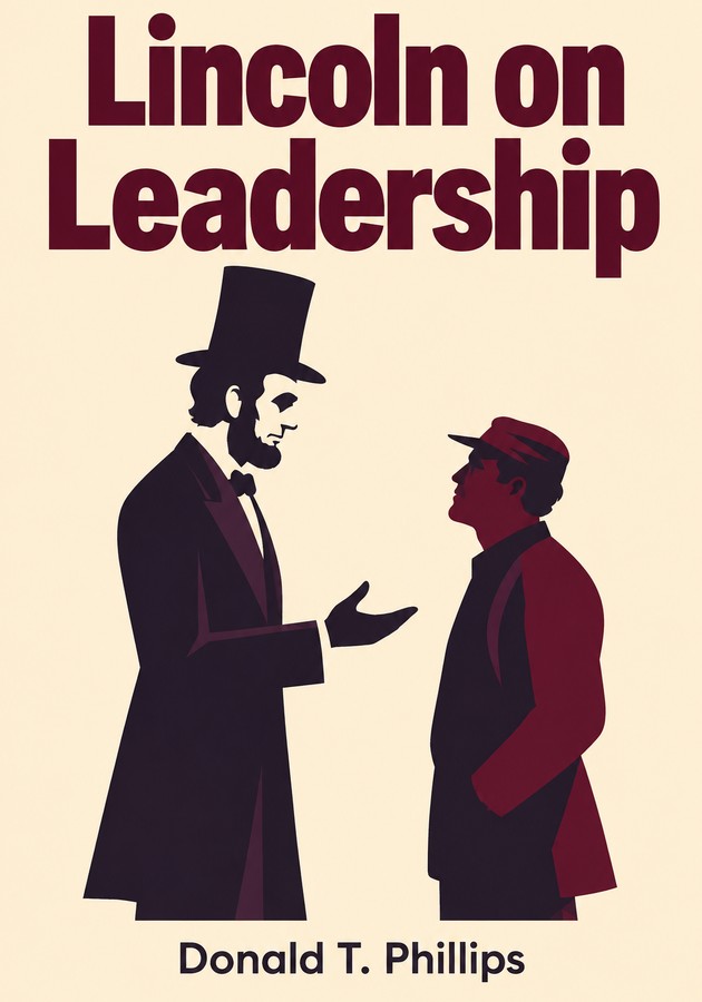 Book cover of Lincoln on Leadership by Donald T. Phillips — critical summary review on 12min