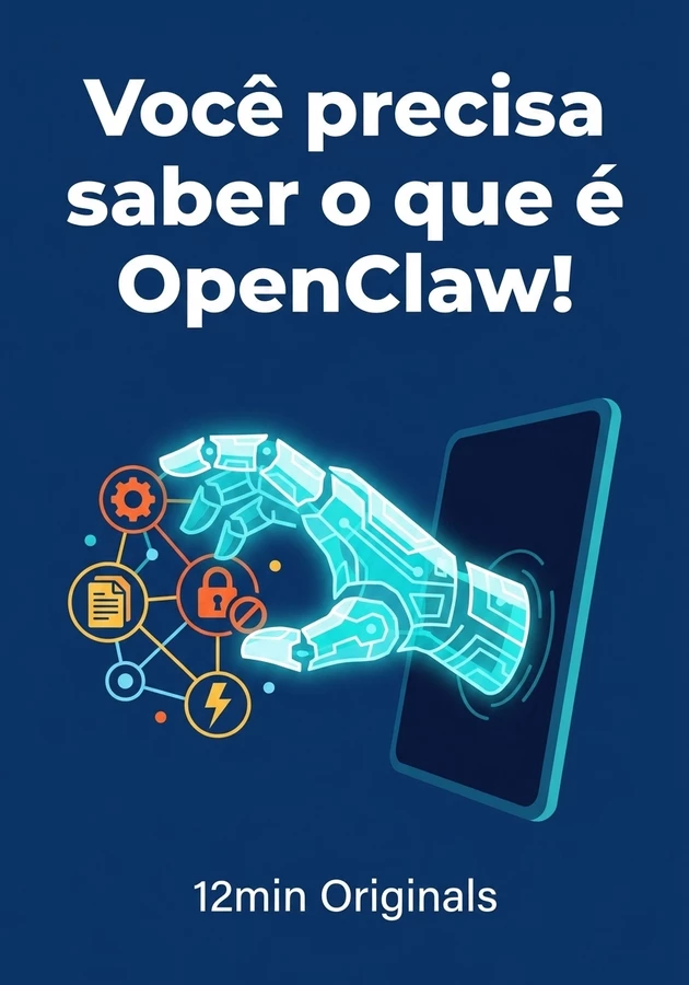 Capa do livro Você precisa saber o que é OpenClaw!, de 12min Originals — resumo e resenha crítica no 12min