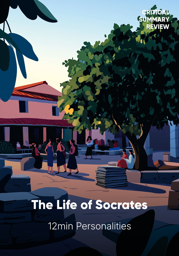 Book cover of The Life of Socrates by 12min Personalities — critical summary review on 12min