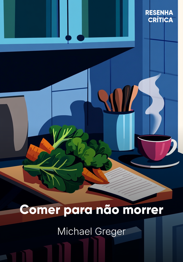 Capa do livro Comer para não morrer, de Michael Greger — resumo e resenha crítica no 12min