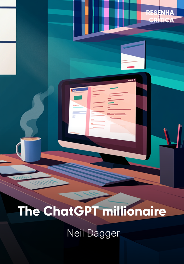 Capa do livro The ChatGPT millionaire, de Neil Dagger — resumo e resenha crítica no 12min