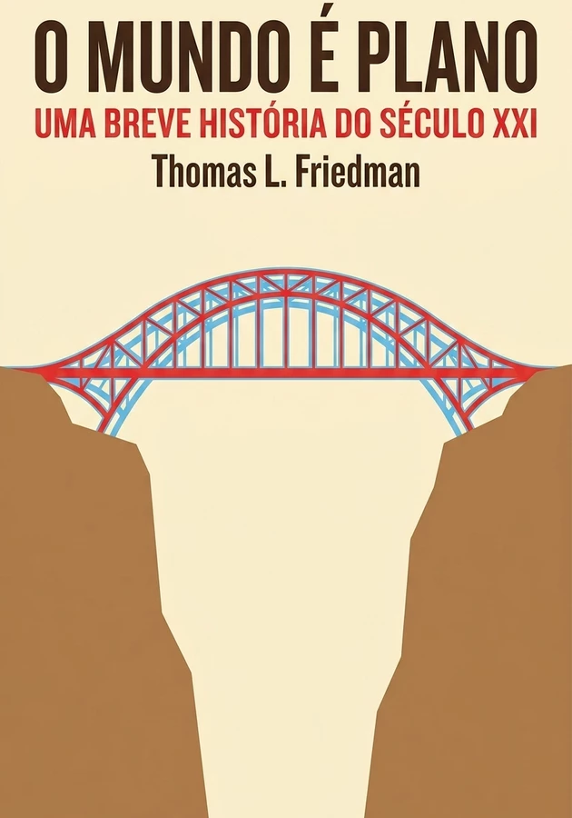 Capa do livro O Mundo é Plano, de Thomas L. Friedman — resumo e resenha crítica no 12min