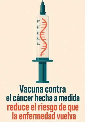 Portada del libro Vacuna contra el cáncer hecha a medida reduce el riesgo de que la enfermedad vuelva, de 12min Originals — resumen crítico y reseña en 12min
