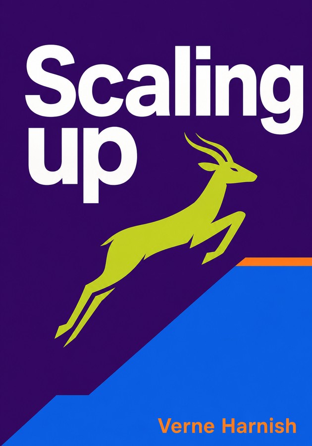 Capa do livro Scaling up, de Verne Harnish — resumo e resenha crítica no 12min
