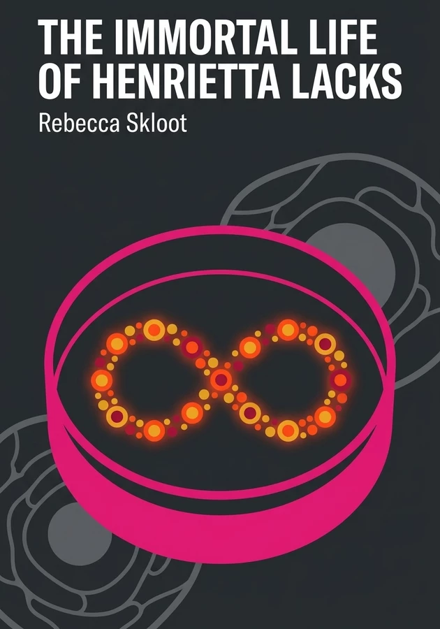 Book cover of The Immortal Life of Henrietta Lacks by Rebecca Skloot — critical summary review on 12min