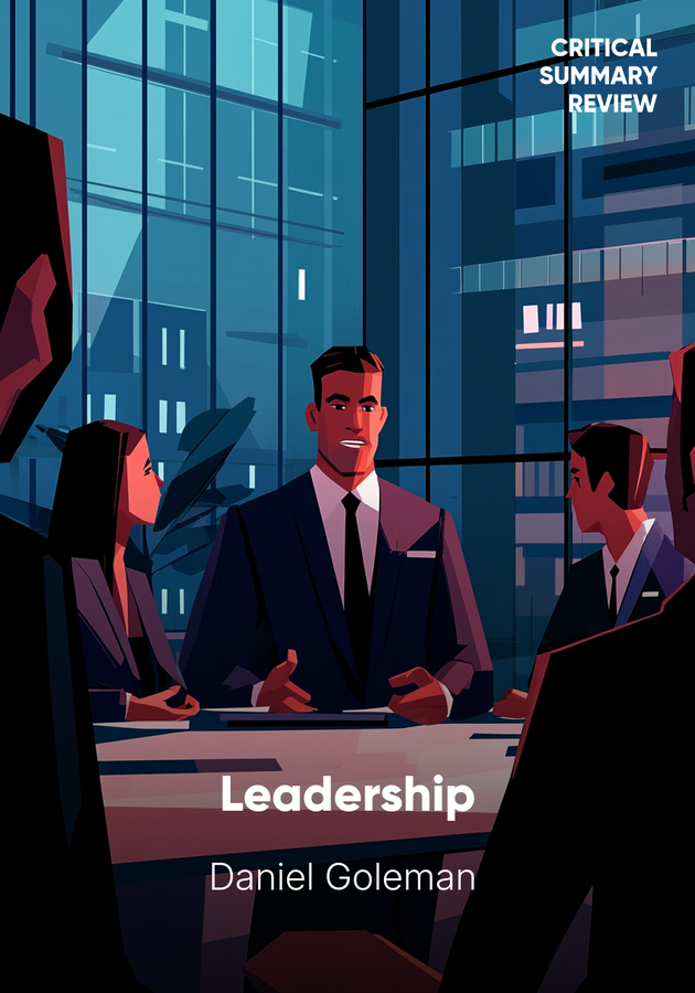 Book cover of Leadership by Daniel Goleman — critical summary review on 12min