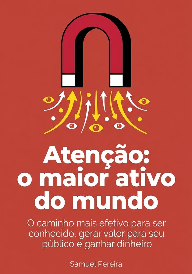 Capa do livro Atenção: o maior ativo do mundo, de Samuel Pereira — resumo e resenha crítica no 12min