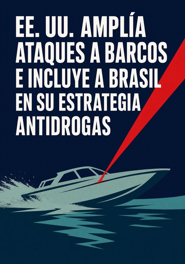 Portada del libro EE. UU. amplía ataques a barcos e incluye a Brasil en su estrategia antidrogas, de 12min Originals — resumen crítico y reseña en 12min