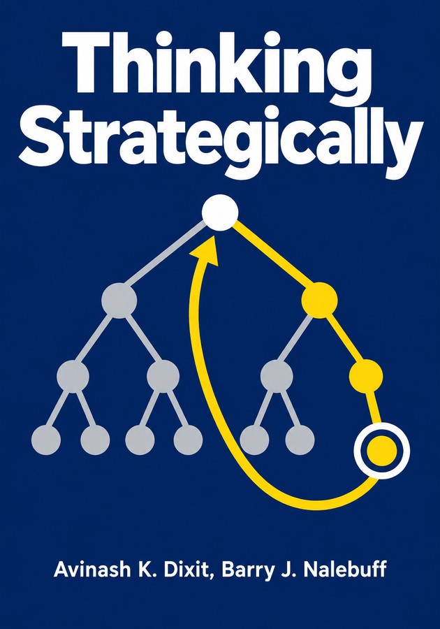 Book cover of Thinking Strategically by Avinash K. Dixit & Barry J. Nalebuff — critical summary review on 12min