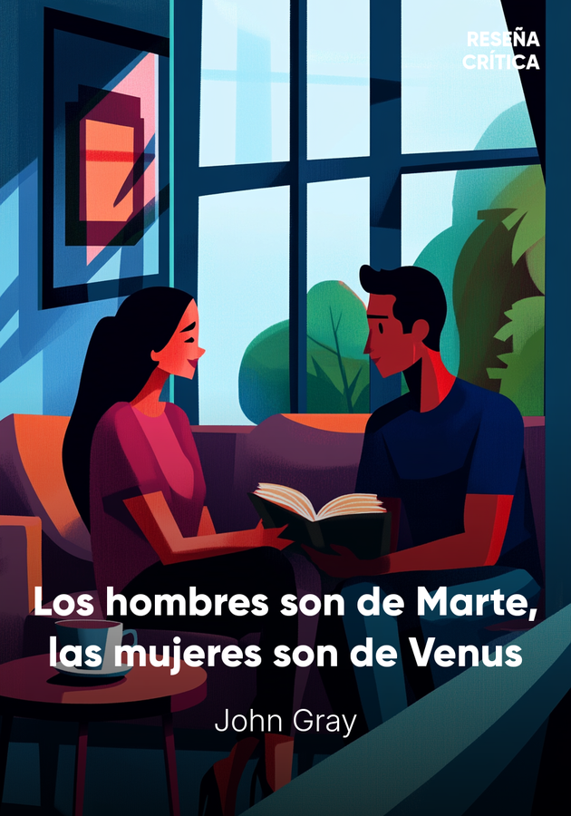 Portada del libro Los hombres son de Marte, las mujeres son de Venus, de John Gray — resumen crítico y reseña en 12min