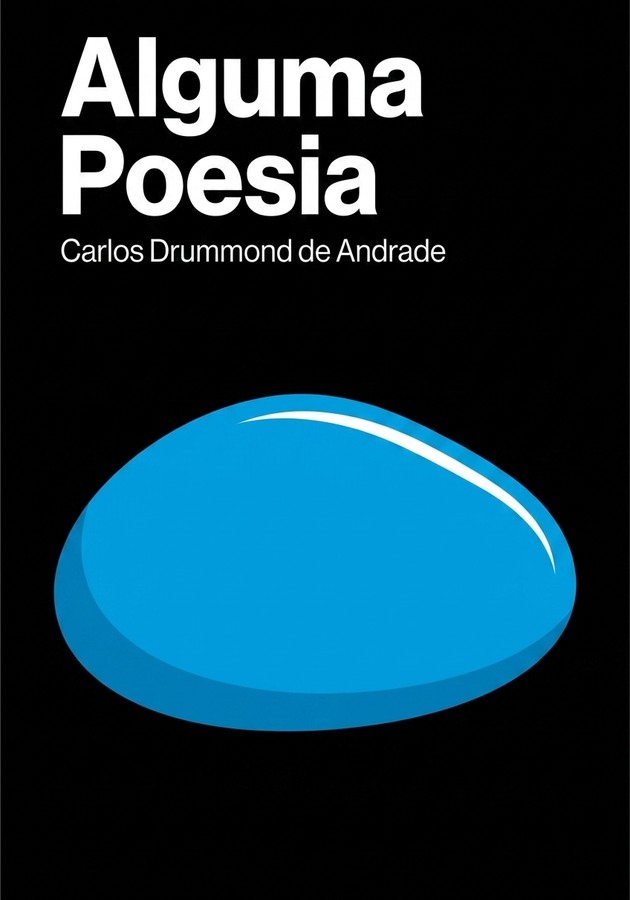 Capa do livro Alguma Poesia, de Carlos Drummond de Andrade — resumo e resenha crítica no 12min