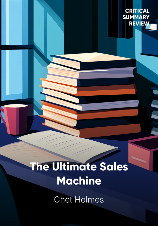 Book cover of The Ultimate Sales Machine by Chet Holmes — critical summary review on 12min