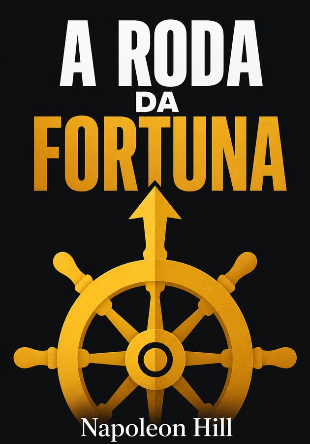 Capa do livro A roda da fortuna, de Napoleon Hill — resumo e resenha crítica no 12min