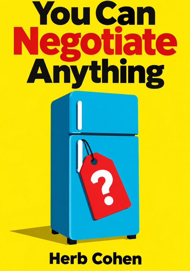 Portada del libro You Can Negotiate Anything, de Herb Cohen — resumen crítico y reseña en 12min