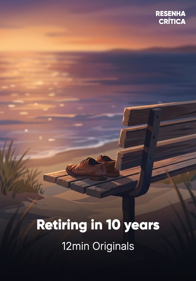 Book cover of Retiring in 10 years by 12min Originals — critical summary review on 12min