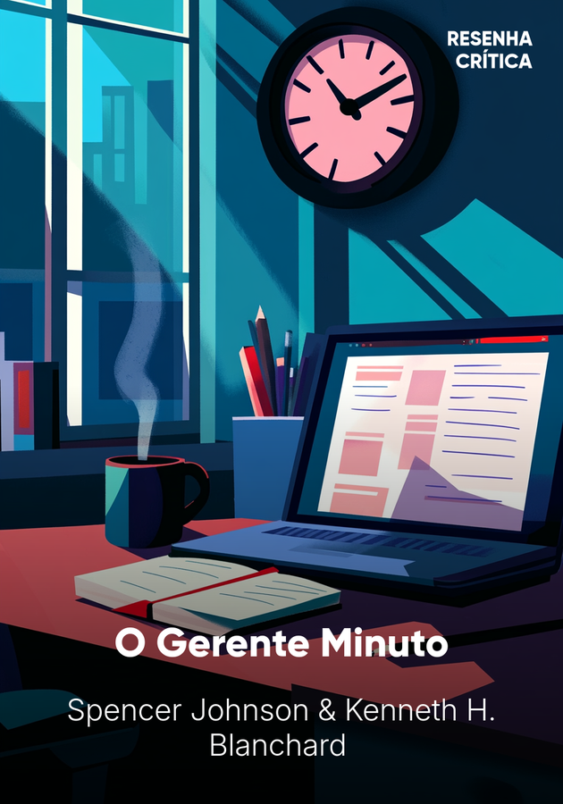 Capa do livro O Gerente Minuto, de Kenneth H. Blanchard  — resumo e resenha crítica no 12min