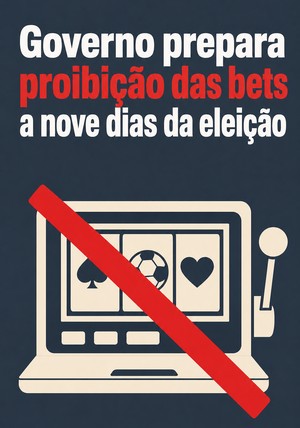 Capa do livro Governo prepara proibição das bets a nove dias da eleição, de 12min Originals — resumo e resenha crítica no 12min