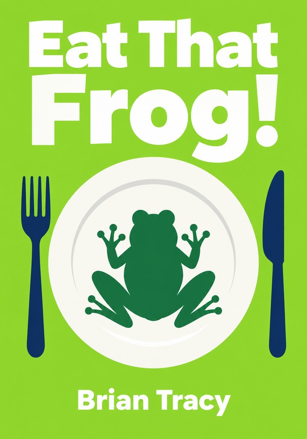 Book cover of  Eat That Frog! by Brian Tracy — critical summary review on 12min