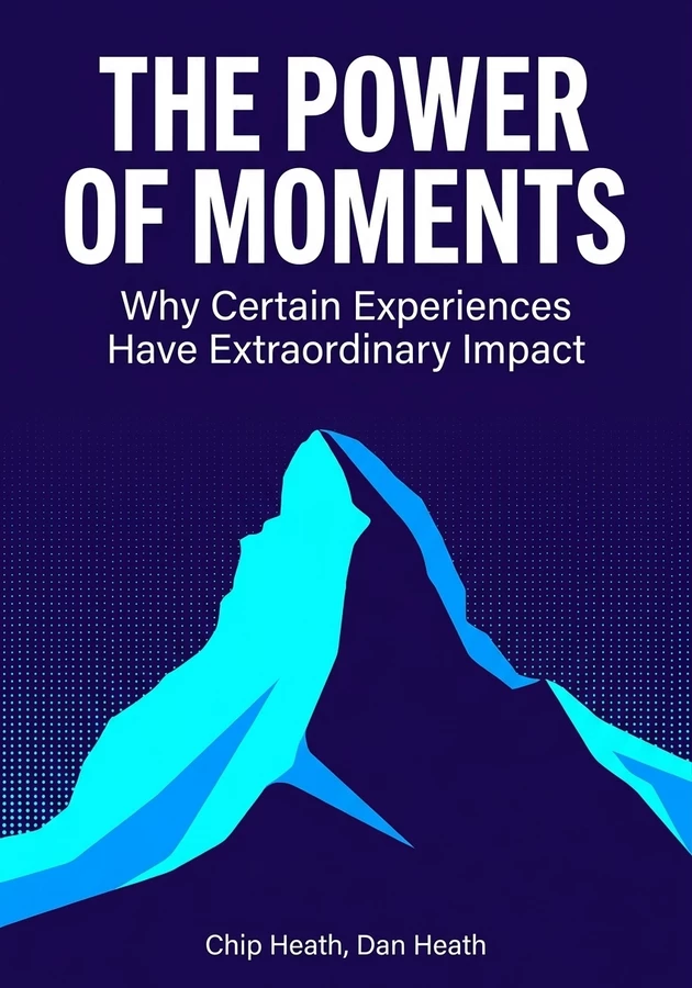 Book cover of The Power of Moments by Dan Heath — critical summary review on 12min