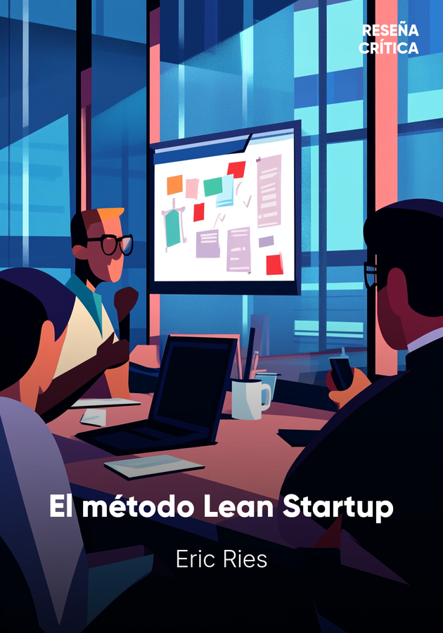 Portada del libro El método Lean Startup, de Eric Ries — resumen crítico y reseña en 12min