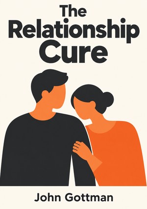 Book cover of The Relationship Cure by John Gottman — critical summary review on 12min