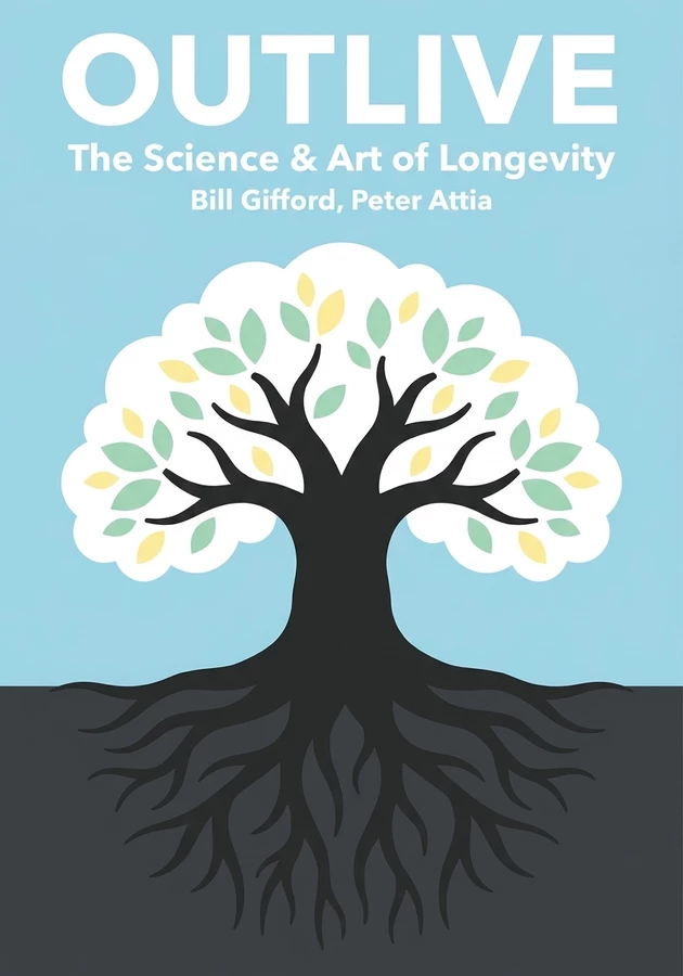 Book cover of Outlive by Bill Gifford — critical summary review on 12min