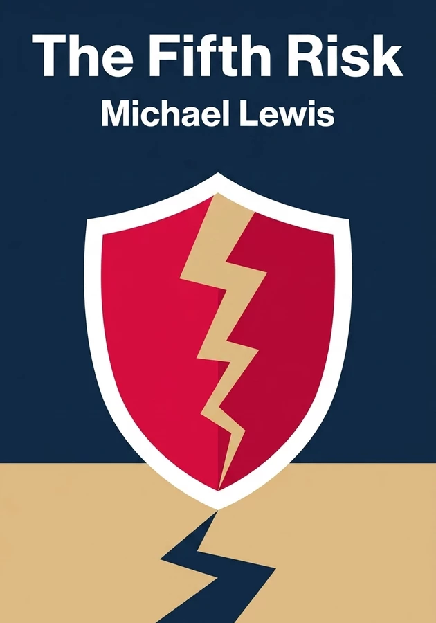 Book cover of The Fifth Risk  by Michael Lewis — critical summary review on 12min