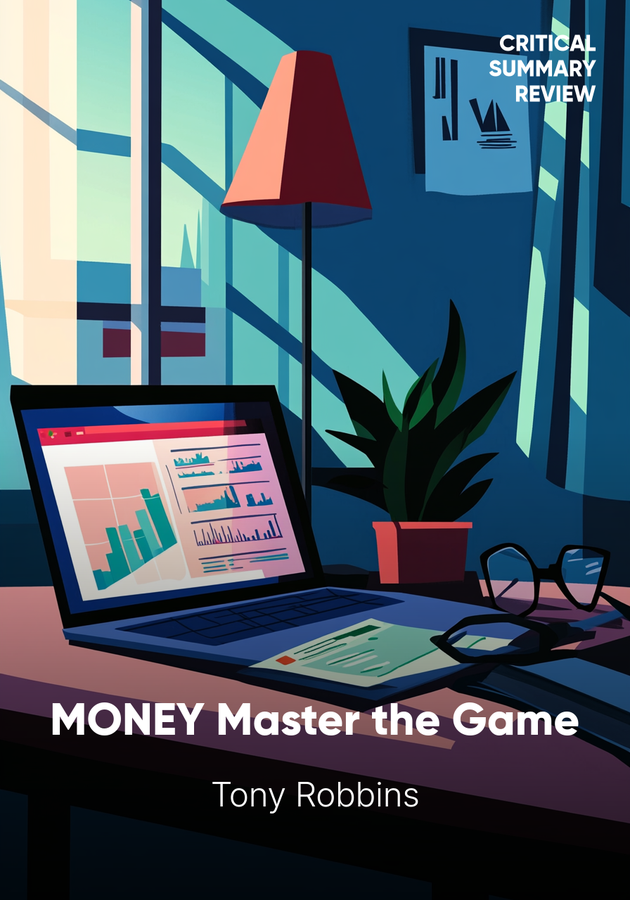 Book cover of MONEY Master the Game by Tony Robbins — critical summary review on 12min